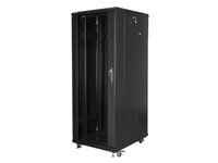 rack independiente lanberg ff01-6832-12b 32u 600x800mm 800kg ip20 cristal templado ventilacion