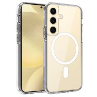 cool funda magnetica transparente para samsung galaxy s24 plus  s25 plus