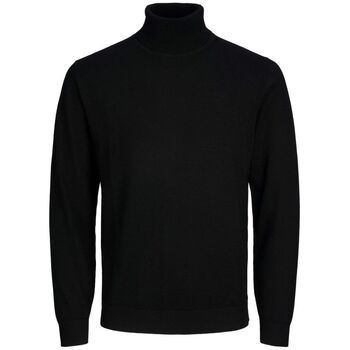 Jack & Jones Jersey 12216829 MERINO KNIT ROLL-BLACK para hombre