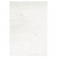 alfombra de pelo corto oviedo crema 160x230 cm vidaxl