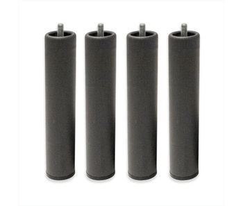 Patas somier 30 cm - 4 uds - rosca métrica 10mm - patas redondas metálicas