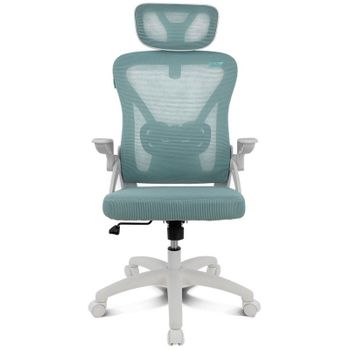 Silla gaming Drift DRAIR35 Turquesa respaldo de malla reposabrazos ajustables 120 kg