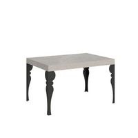 mesa extensible paxon cashmere 120380x90 cm con patas antracita