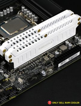 Kimdoole DDR4/DDR5 aleación de aluminio memoria RAM enfriador disipador de calor chaleco de refrigeración para PC RAM PC juego Overclock enfriador para Ram
