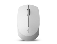 mouse rapoo wireless y bluetooth m100 silent 24g ghz bt 40 usb 30 3 botones 1300 ppp gris claro
