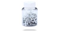 virolas con punta bbb aluminio 5 mm  50 uds  negro