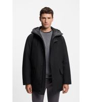 boss para hombre 50547078 cazadora repelente al agua con detalles en contraste negro 56 casual poliester