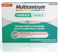 multicentrum energia doble 20 comprimidos doble capa