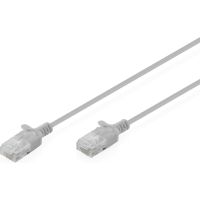 cable de red digitus cat6 uutp slim patch 1m gris