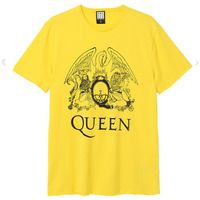amplified clothing camiseta line art crest para hombre
