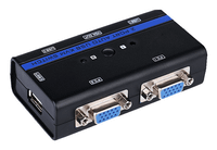 aisens conmutador kvm vga usb 1u-2pccable negro