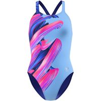 speedo banador placement powerback para mujer
