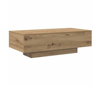 Mesa de café - mesa de centro madera ingeniería roble artisan 100x49,5x31 cm
