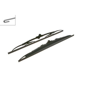 Super Plus Universal Wiper Blade Set Sp22/22S With Spoiler On Rh Side