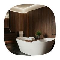 espejo top 70x70 transparent 70x70 led