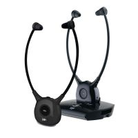 auriculares cgv dolphin onyx duo inalambricos 24 ghz para tv con base de carga y microfono negro