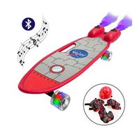 monopatin con luces y humo ataa misil rojo - patinetes electricos infantiles para ninos