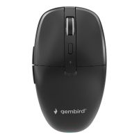 raton gembird musw2-6b-01 rf wireless bluetooth 1600 dpi negro 6 botones