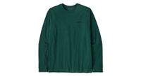 camiseta manga larga patagonia p 6 logo responsibili tee verde hombre