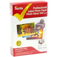 inkrite photoplus premium paper photo gloss 260gsm photo 6x4 100 sheets
