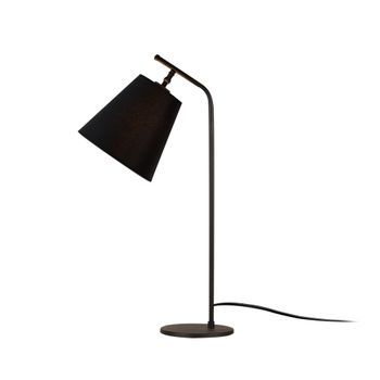 Lámpara De Mesa Salihini-mr-623 Negro Metal 16x28x67 Cm