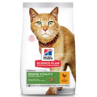 hillrs science plan mature adult senior vitality with chicken  rice - 15kg