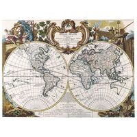 legendarte - cuadro lienzo impresion digital - mapa antiguo no 21 - decoracion pared cm 40x50