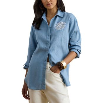 Raplh Lauren Camisa 200p08913001-blue para mujer