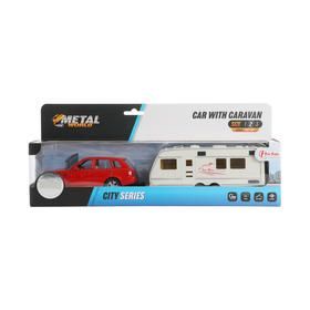 Coche Con Caravana