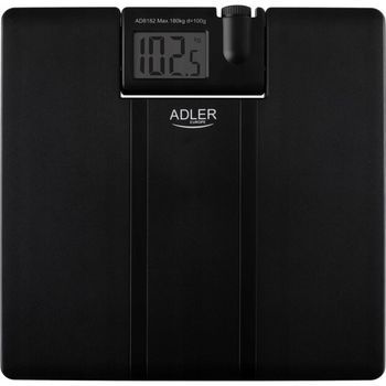 Báscula De Baño Adler Con Proyector Ad 8182 Precisión 100 G Negro