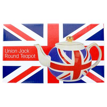 Union Jack Globe Teapot