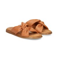 unisa sandalias planas mujer - marron talla 37