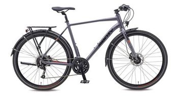 Bicicleta urbana monty rock shimano altus 9v 700mm plata   naranja 2022