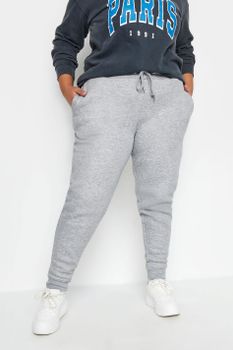 Yours Joggers Gris Claro Estrechos, Mujer Curvy Y Tallas Grandes, Yours