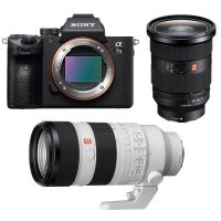 camara mirrorless sony alpha 7 iii 24mp sensor full-frame 24-70mm y 70-200mm wifi usb-c