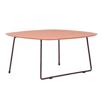 Mesa De Centro Cuadradada En Madera De Roble (xcm) 70x50x41cm - Roble