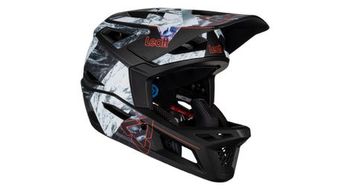 Casco integral leatt gravity 4 0 alpine negro blanco