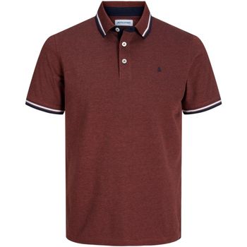 Jack & Jones Polo 12136668 JJEPAULOS POLO SS NOOS CINNABAR PLAY para hombre