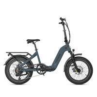 electric fat tire bike jobobike romer 48v 250w bafang motor all terrain darkblue