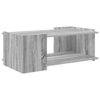 mesa de cafe gris sonoma 90 x 50 x 33 cm madera de ingenieria vidaxl