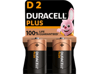 pilas - duracell plus d 2 unidades 15 v lr20 mn1300 tipo c
