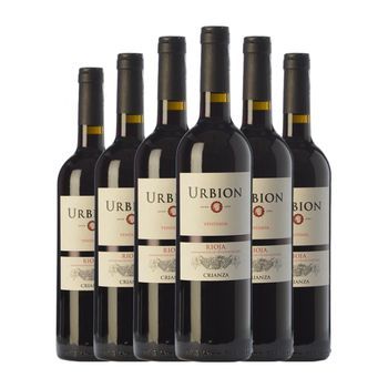 Urbión Vino Tinto Rioja Crianza 75 Cl 13% Vol. (pack De 6 Unidades)