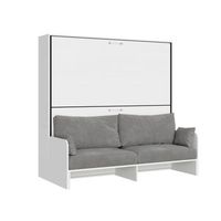 litera abatible horizontal kando sofa con colchones fresno blanco -alessia 20