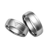 alianzas con diamantes ancho 65 mm