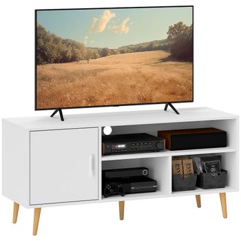 Mueble de tv 120x40x55 cm blanco