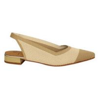miss elastic zapatos de tacon salon abierto combinado tejido recitex para mujer