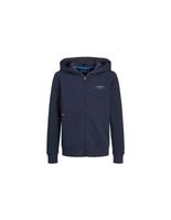 chaqueta jack and jones great b2s logo zip navy blazer nino