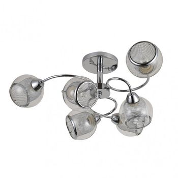 FABRILAMP Lampara plafon STANLEY cromo de 6 luces
