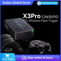 nuevo godox x3pro ttl hss 24g disparador de flash inalambrico transmisor de pantalla tactil oled carga rapida para canon nikon sony fujifilm