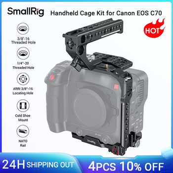 Kit de jaula de cámara SmallRig portátil para EOS C70 para Canon con ARRI 3/8 
